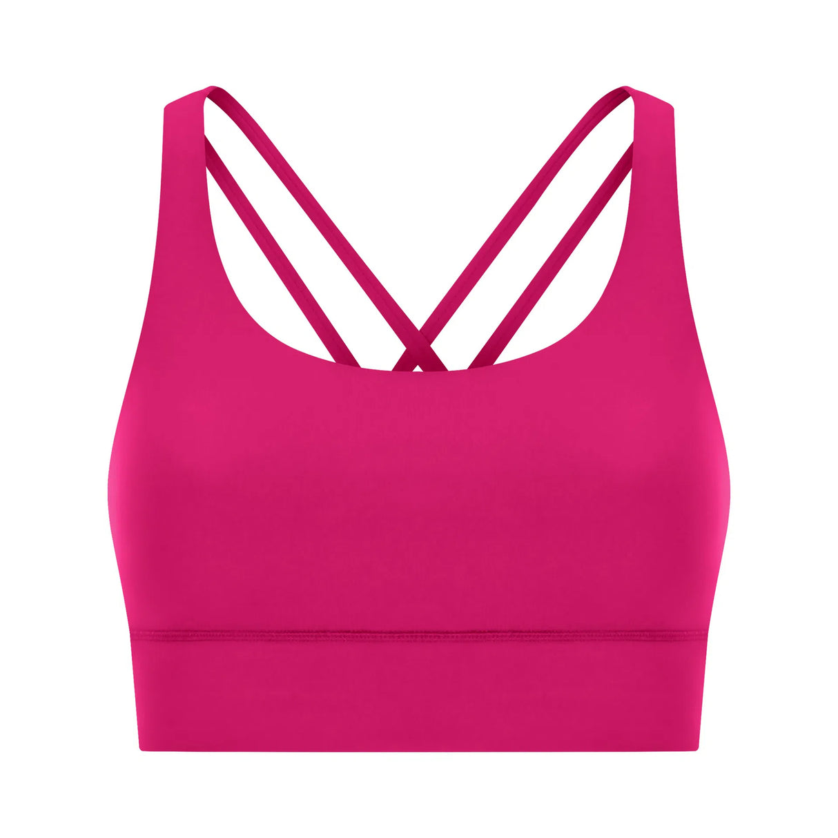 Cross back yoga bra brushed bare high-strength shock-absorbing gathering sports vest for women - V.I.P Digital Presence