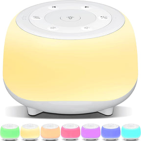 Portable Sound Machine with White Noise, Night Light, and Speaker for Baby's Soothing Sleep and Relaxation - V.I.P Digital Presence