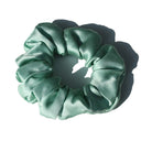 Pure Silk Large Scrunchies Ropes Hair Bands Ties Elastics Ponytail Holders for Women Girls Hair Accessories 19 Momme 3.5CM - V.I.P Digital Presence