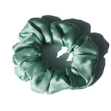 Pure Silk Large Scrunchies Ropes Hair Bands Ties Elastics Ponytail Holders for Women Girls Hair Accessories 19 Momme 3.5CM - V.I.P Digital Presence