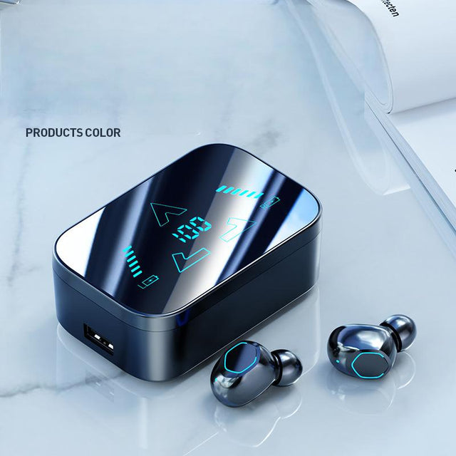 M48 Bluetooth earphones with ultra long battery life, high battery capacity, in ear digital display screen, rechargeable earphones 5.3 - V.I.P Digital Presence