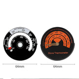 Thermal Power Fan Four Blade Wood Burning Stove Fan Ecological Fireplace Fan Wood Fireplace Thermal Fan/Fan Thermometer - V.I.P Digital Presence