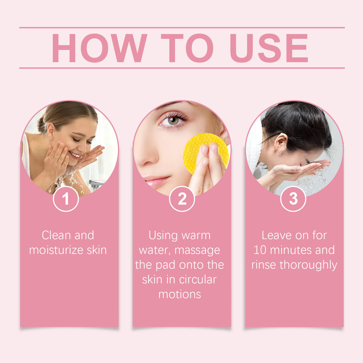 Turmeric Acid Cleansing Pad Gently Cleanses Skin, Lightened Acne Face, Brightened Pores - V.I.P Digital Presence