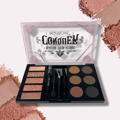 Eyeshadow  eyebrow powder eyebrow cream comprehensive tray with tools - V.I.P Digital Presence