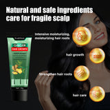 Ginger Hair Growth Ointment, Moisturize And Thicken Hair, Repair Damaged Hair And Prevent Hair Loss Hair Care Cream - V.I.P Digital Presence