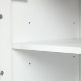 24" Bathroom Vanity with Sink, Bathroom Vanity Cabinet with One Drawer and Doors, Adjustable Shelf, Solid Wood and MDF, White - V.I.P Digital Presence