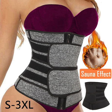 Neoprene Sauna Waist Trainer Corset Sweat Belt for Women Weight Loss Compression Trimmer Workout Fitness - V.I.P Digital Presence