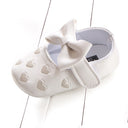 Multicolor Embroidered Peach Heart Bow Baby Shoes Baby Shoes Toddler Shoes - V.I.P Digital Presence