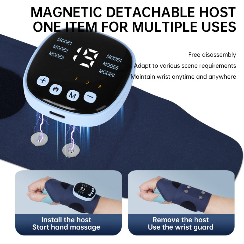 EMS Smart Tendon Sheath Hand Heating Wristband with Hot Compress and Massage Function - V.I.P Digital Presence