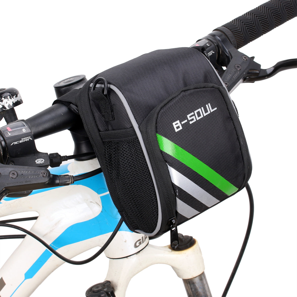 Bolsa para manillar de bicicleta de montaña, bolsa para manillar de scooter eléctrico, bolsa para bicicleta plegable, bolsa para montar al aire libre 