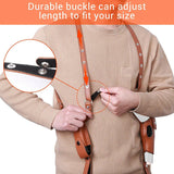 Tactical Concealed Gun Holster Military Leather Underarm Gun Shoulder Bag Hunting 1911 Glock Pistol Right Hand Hidden Holster - V.I.P Digital Presence