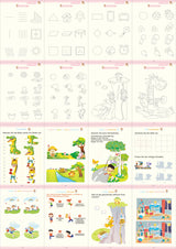 Full English version of calligraphy stickers Children's groove copybook Student hard pen practice copybook Magic writing sticker - V.I.P Digital Presence