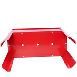 Mini Elevated garden bed, metal elevated outdoor flowerpot box, suitable for backyard and terrace, large flowerpot Red + Steel - V.I.P Digital Presence