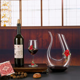 Household enamel crystal glass red wine glass goblet decanter - V.I.P Digital Presence