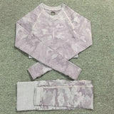 2PCS Camouflage Camo Yoga Set Sports Wear For Women Gym Fitness Clothing Booty Yoga Leggings + Sport Bra GYM Sport Suit Femme - V.I.P Digital Presence