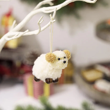 2-Piece Fuzzy Puppy Hanging Widget - V.I.P Digital Presence