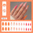 Finished manicure patches, wearable nails, drop-shaped manicure patches, contrasting color combinations - V.I.P Digital Presence
