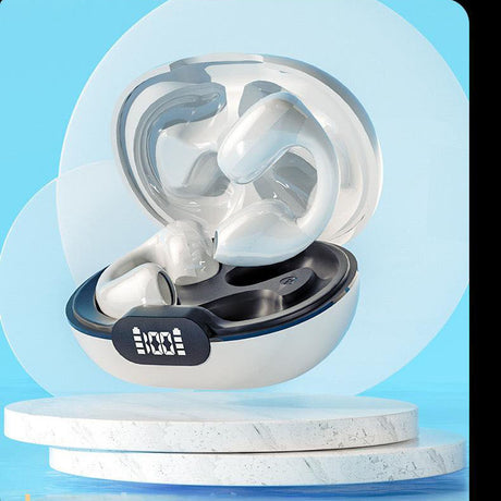 Clip on wireless Bluetooth earphones 5.3 clip on bone conduction sports earphones with ultra long battery life TWS earphones - V.I.P Digital Presence
