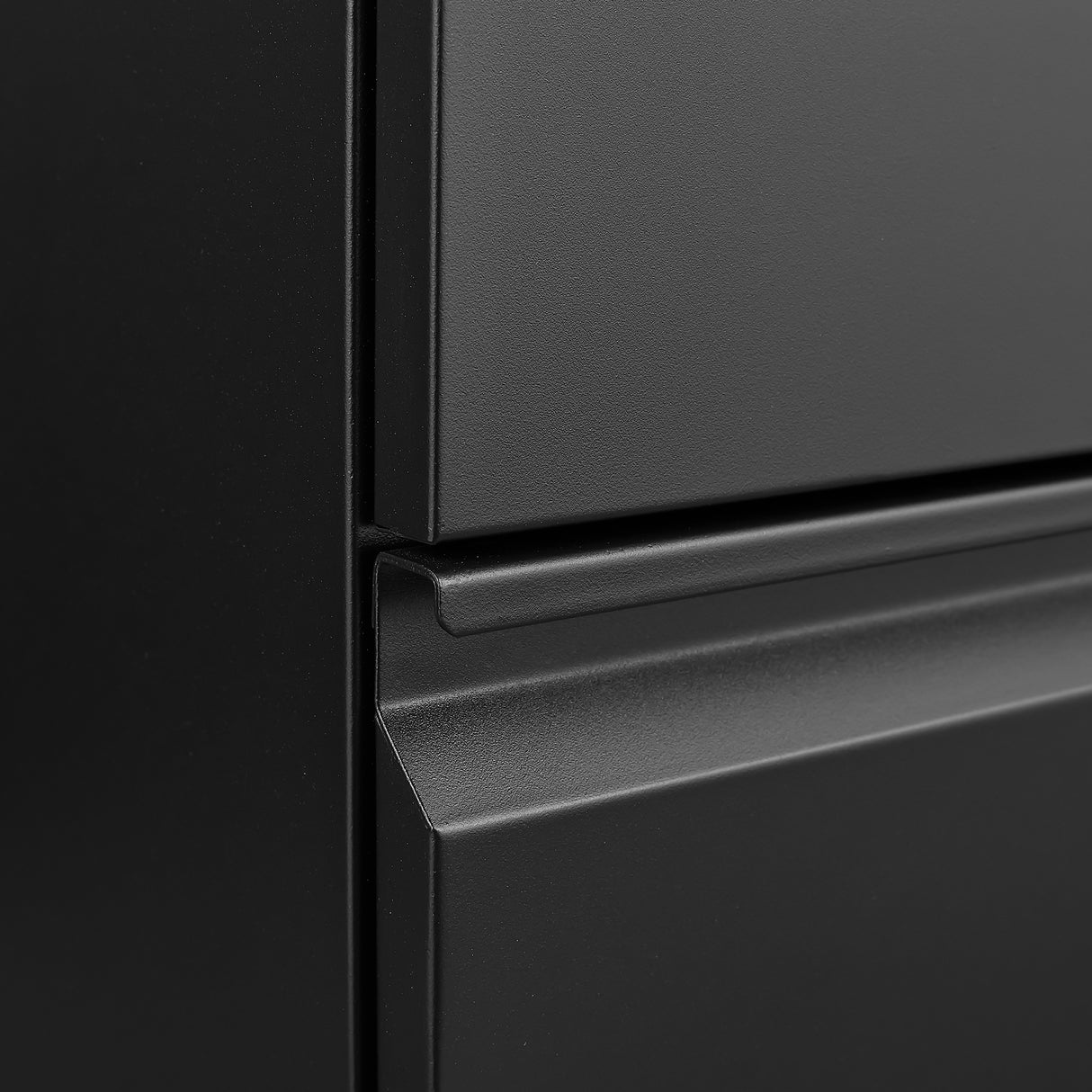 Metal 2 drawer mobile file cabinet with lock, 25.6-inch high legal/letter size file storage cabinet  black - V.I.P Digital Presence