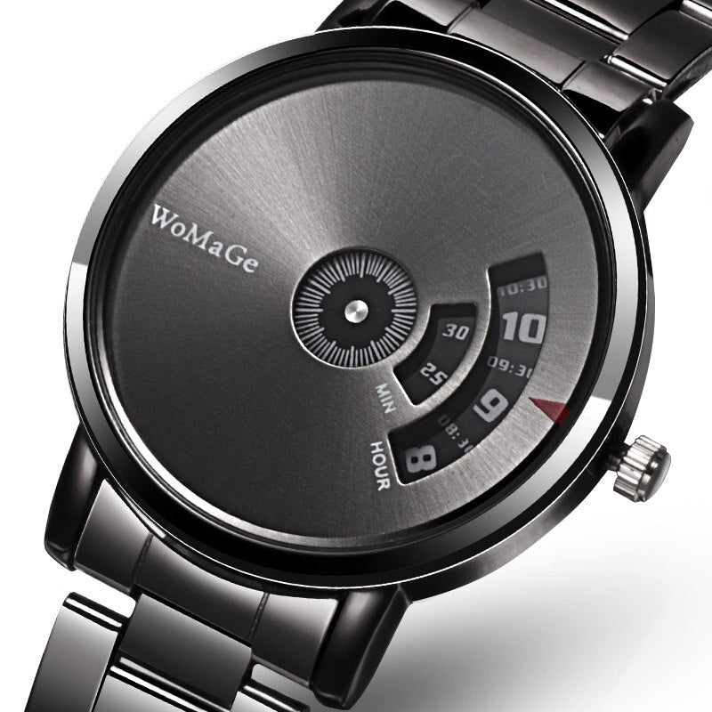WoMaGe Fashion Watch Men Watches Stainless Steel Creative Men's Watches Male Wristwatch Luxury Mens Clock reloj mujer bayan saat - V.I.P Digital Presence