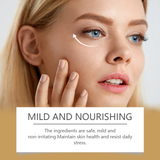 Suero para ojos: delicado, humectante, suave, hidratante y reparador para la piel del contorno de ojos.