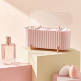 Dust-proof cosmetic cotton swab storage tube with lid desktop storage box - V.I.P Digital Presence