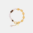 Freshwater Pearl Tiger Eye Stone Pig Nose Bracelet - V.I.P Digital Presence