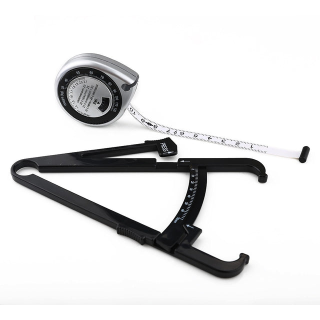 Body Fat Caliper and Measuring Tape for Body Skin fold Calipers and Body Fat Tape Measure Tool - V.I.P Digital Presence