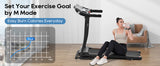 Home folding treadmill with pulse sensor, 2.5-horsepower silent brushless motor, 3-level tilt, 12 preset programs - V.I.P Digital Presence