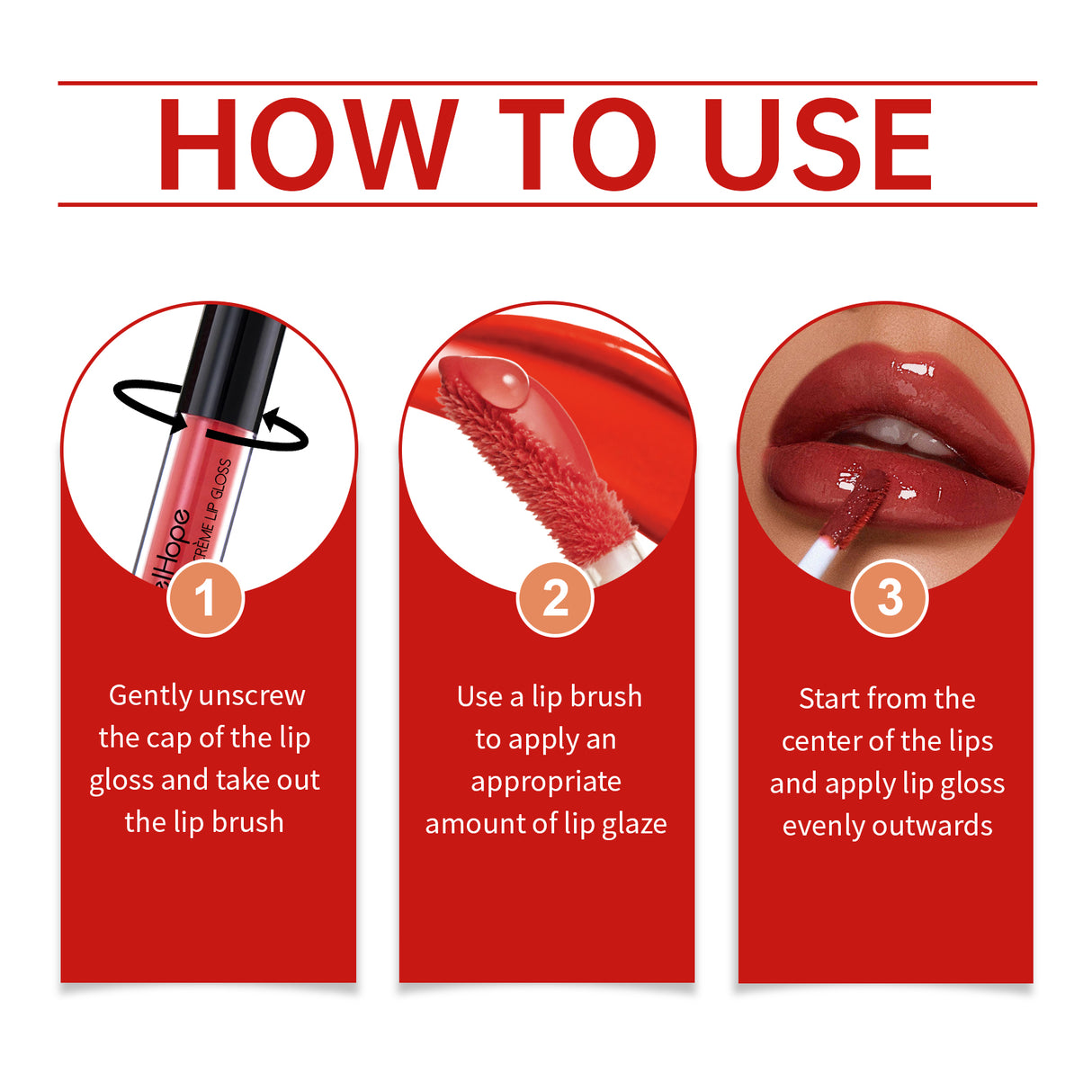 Lip Glaze, Moisturizing And Hydrating, Easy To Color, Not Easy To Stick Cup Long-Lasting Portable Lipstick Glaze - V.I.P Digital Presence