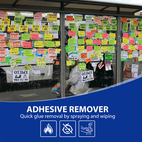 Adhesive Remover, Auto Multi-Functional Adhesive Remover Adhesive Cleaning Decontamination Powerful Remover - V.I.P Digital Presence