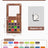 Mini watercolor paint box and small notebook Mingke 8-color wooden box mini drawing board solid watercolor painting - V.I.P Digital Presence