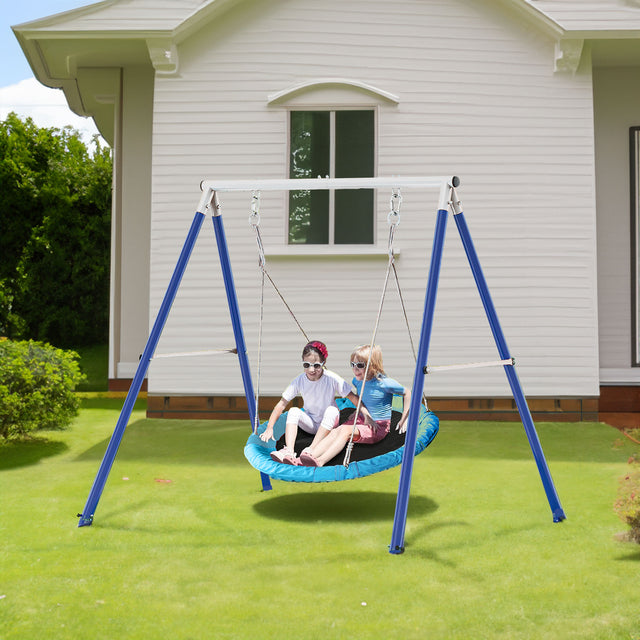 Metal Swing Stand With Saucer Outdoor Playground Metal Swing Set For Kids Outdoor Play Equipment - V.I.P Digital Presence