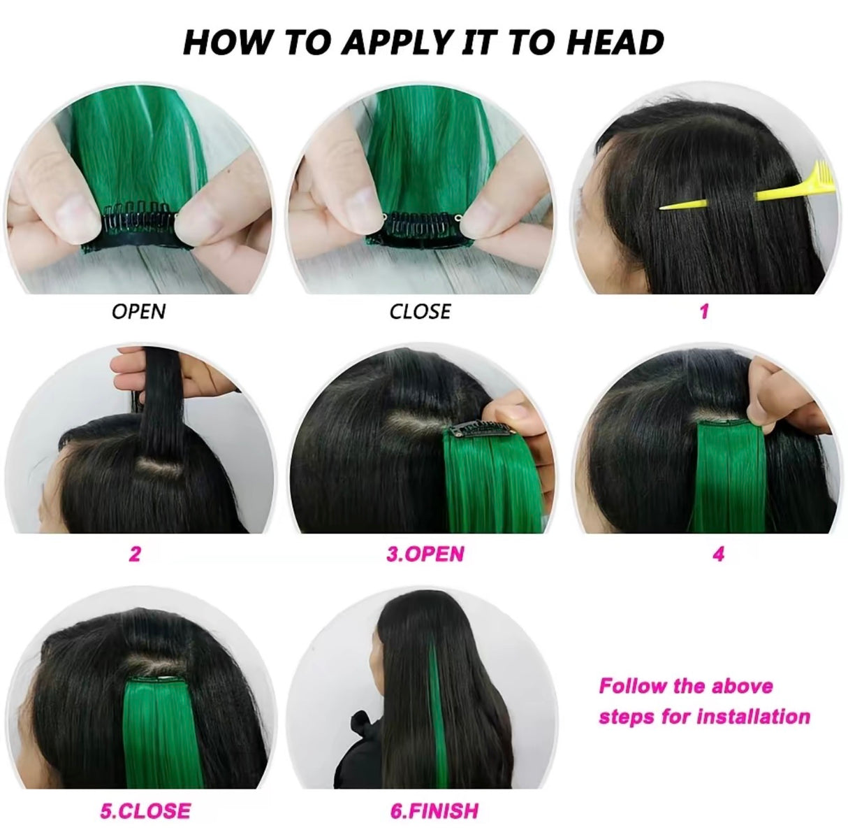 ChromaClip Hair Extensions