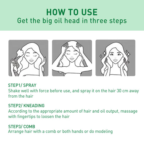 Hair Volumizing Spray, Oil Control Refreshing Fluffy Free Wash Dry Hair Spray - V.I.P Digital Presence