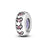 Copper plated S925 silver FOREVER colorful heart clip beads string DIY bracelet necklace - V.I.P Digital Presence