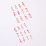 Pastoral Series Rainbow Sunflower Wearing Nail Enhancement Finished Products Fake Nail Enhancement Patch Nail Patch Removable Nail Patch - V.I.P Digital Presence