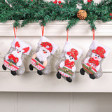 Christmas Doll Socks Cartoon Plush Christmas Socks Christmas Tree Pendant Santa Claus Snowman Candy Gift Bag - V.I.P Digital Presence