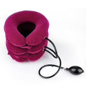 HailiCare Swan Neck Correction Artifact Cervical Traction Inflatable Portable Full Velvet Neck Guard - V.I.P Digital Presence