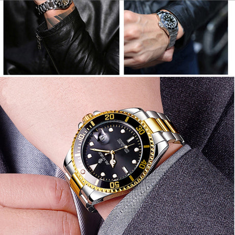 Brand Luxury Men Watches Automatic Black Watch Men Stainless Steel Waterproof Business Sport Mechanical Wristwatch Sub Mariner - V.I.P Digital Presence