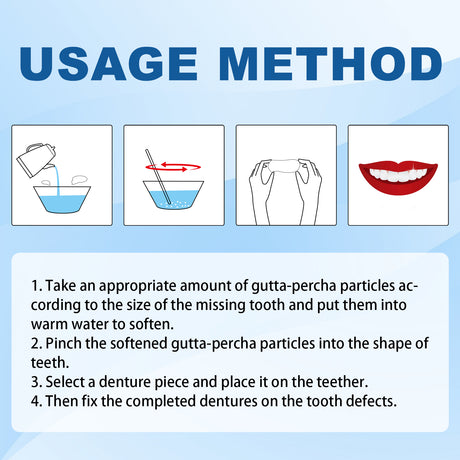 Tooth Repair Kit, Halloween Makeup Modification Teeth Dentures Fillings And Holes And Glue - V.I.P Digital Presence