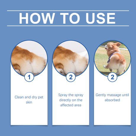 Dog Anal Gland Odor Removal Spray, Mild Ingredients Fresh Clean Odor Removal After Potting Care - V.I.P Digital Presence