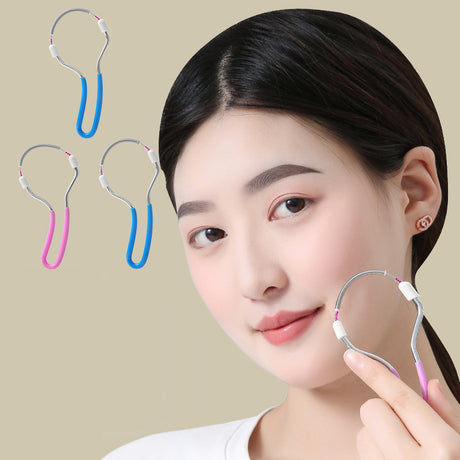 Facial hair removal device with twisted hair removal device lip hair removal device facial hair removal device - V.I.P Digital Presence