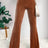 Ribbed High Waist Bootcut Pants - V.I.P Digital Presence