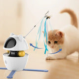 Chasing Exercising Laser Toy USB Rechargeable 4-in-1 Cat Toys Indoor Electric Interactive Toys with Ball  Pet cat Teasing cats - V.I.P Digital Presence