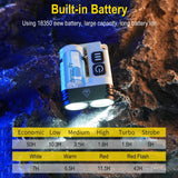U6 SST20 LED EDC Flashlight Keychain Work Light Type-C Rechargeable Clip Torch with Magnet Camping Pocket Lantern - V.I.P Digital Presence