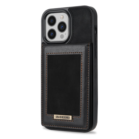 For iPhone 14ProMax Card Holder Phone Leather Case Samsung S23Ultra Photo Frame Magnetic Buckle Protective Case - V.I.P Digital Presence