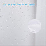 Bathroom Shower Lining Frosted Plastic Extra Long Shower Curtain Liner With Magnet Metal Eyelets Thickened Shower Curtain - V.I.P Digital Presence