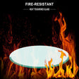 36" Inch Round Tempered Glass Table Top Clear Glass 1/4" Inch Thick Flat Polished Edge - V.I.P Digital Presence