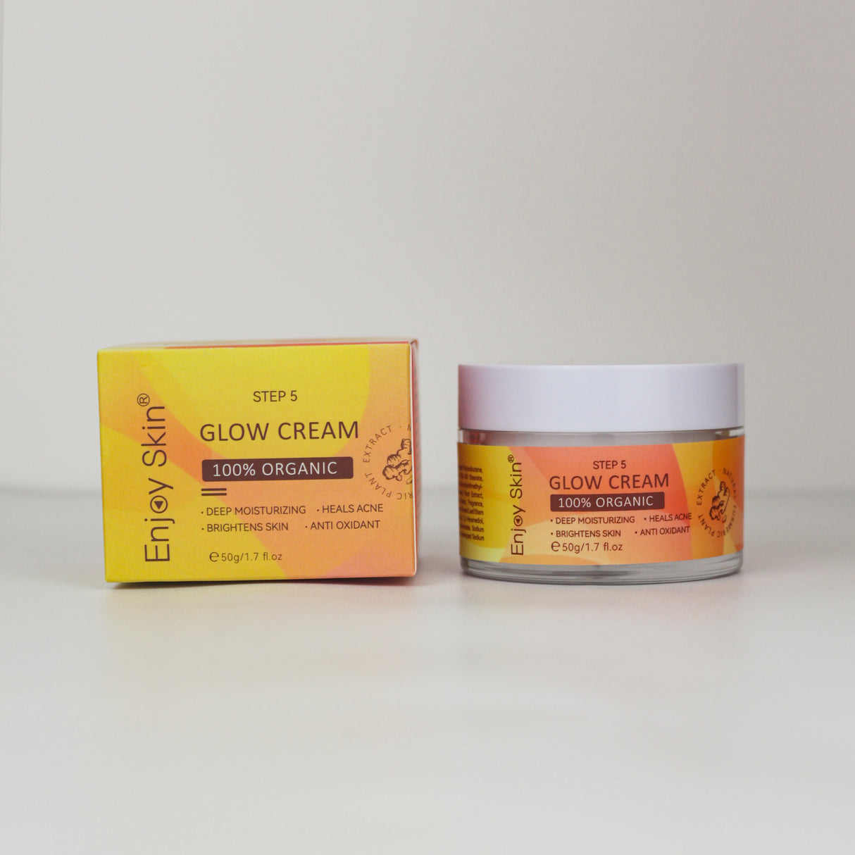 5pcs Natural Organic Vegan Facial Anti Acne Serum Skincare Cream Face Care Whitening Tumeric Skin Care Set - V.I.P Digital Presence